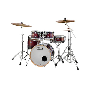Pearl DMP905PC-261 Decade Maple 5-Piece Shell Pack (2016B/1007T/1208T/1414F/1455S), Gloss Deep Red Burst