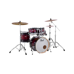 Pearl DMP905PC-261 Decade Maple 5-Piece Shell Pack (2016B/1007T/1208T/1414F/1455S), Gloss Deep Red Burst