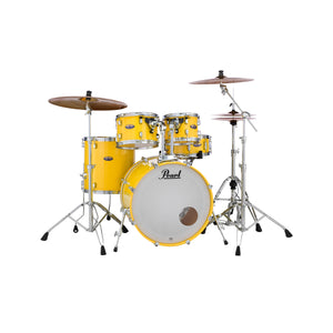 Pearl DMP925SPC-228 Decade Maple 5-Pcs Shell Pack (2218B/1007T/1208T/1616F/1455S), Solid Yellow