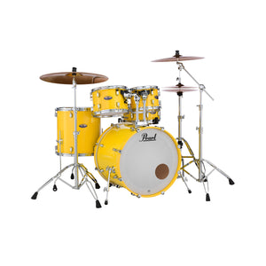 Pearl DMP925SPC-228 Decade Maple 5-Pcs Shell Pack (2218B/1007T/1208T/1616F/1455S), Solid Yellow