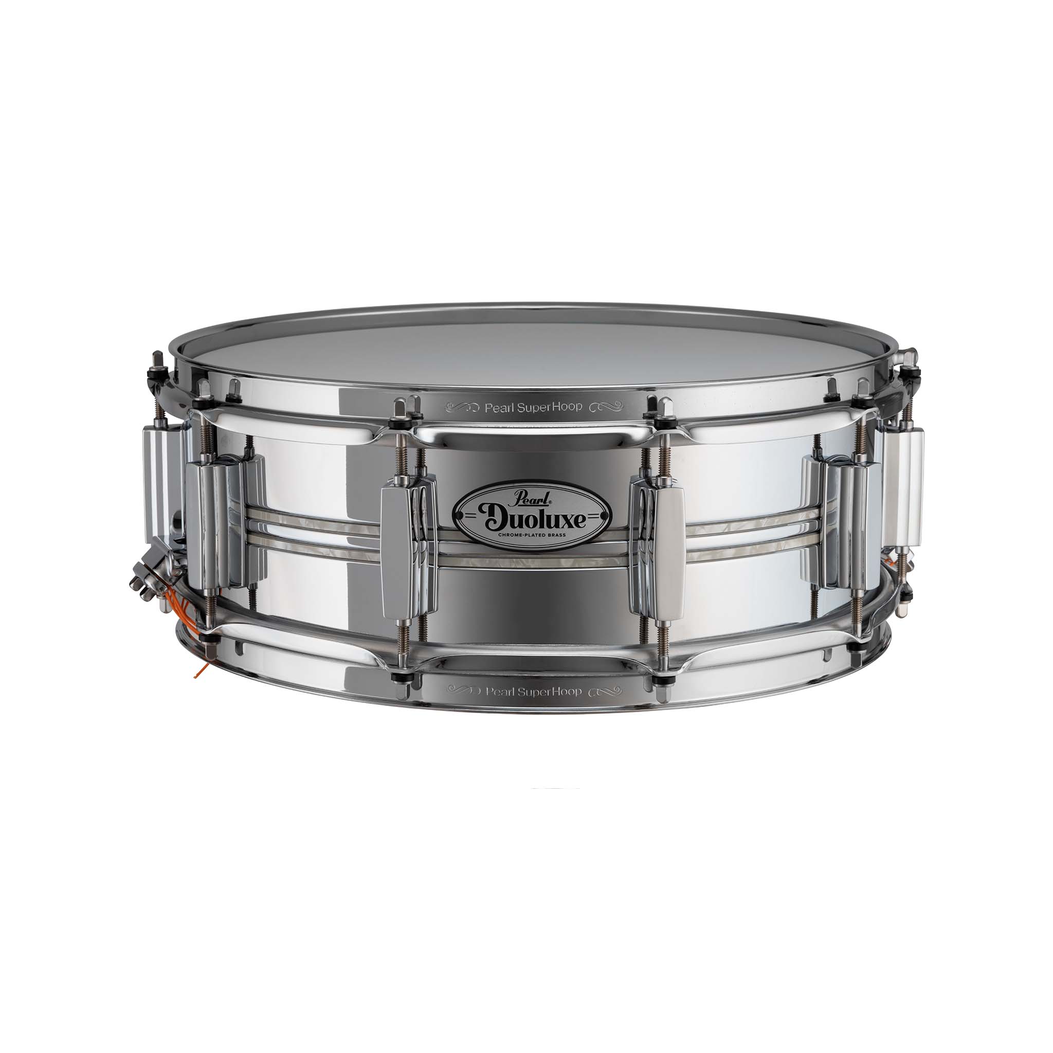Pearl DUX1450BR #405 14x5inch Duoluxe Jupiter Alloy Chrome/Brass Snare Drum w/Inlay