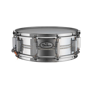 Pearl DUX1450BR #405 14x5inch Duoluxe Jupiter Alloy Chrome/Brass Snare Drum w/Inlay