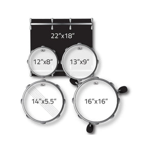 Pearl EXL725P/C-249 Export EXL 5-Piece Shell Pack (2218B/1208T/1309T/1616F/1455S), Honey Amber