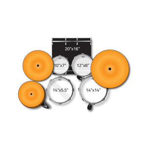 Pearl EXX705NP/C-21 Export EXX 5-Piece Shell Pack (2016B/1007T/1208T/1414F/1455S), Smokey Chrome