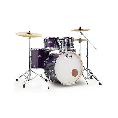 Pearl EXX705NPC-737 EXX 5-Piece Shell Pack (2016B/1007T/1208T/1414F/1455S), Purple Nebula