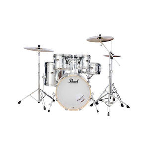 Pearl EXX725P/C-49 Export EXX 5-Piece Shell Pack (2218B/1208T/1309T/1616F/1455S), Mirror Chrome
