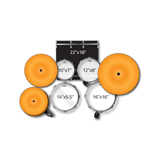 Pearl EXX725SP/C-31 Export EXX 5-Piece Shell Pack (2218B/1007T