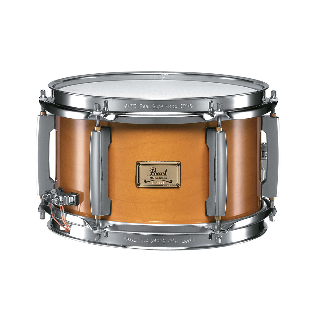 Pearl M1060 Maple Popcorn Effects Snare Drum, 10x6 inch, Liquid Amber