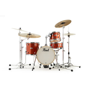Pearl MDT764PC-738 Midtown 4-Piece Shell Pack (1614B/1007T/1312T/1355S), Orange Crush