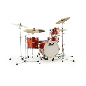 Pearl MDT764PC-738 Midtown 4-Piece Shell Pack (1614B/1007T/1312T/1355S), Orange Crush