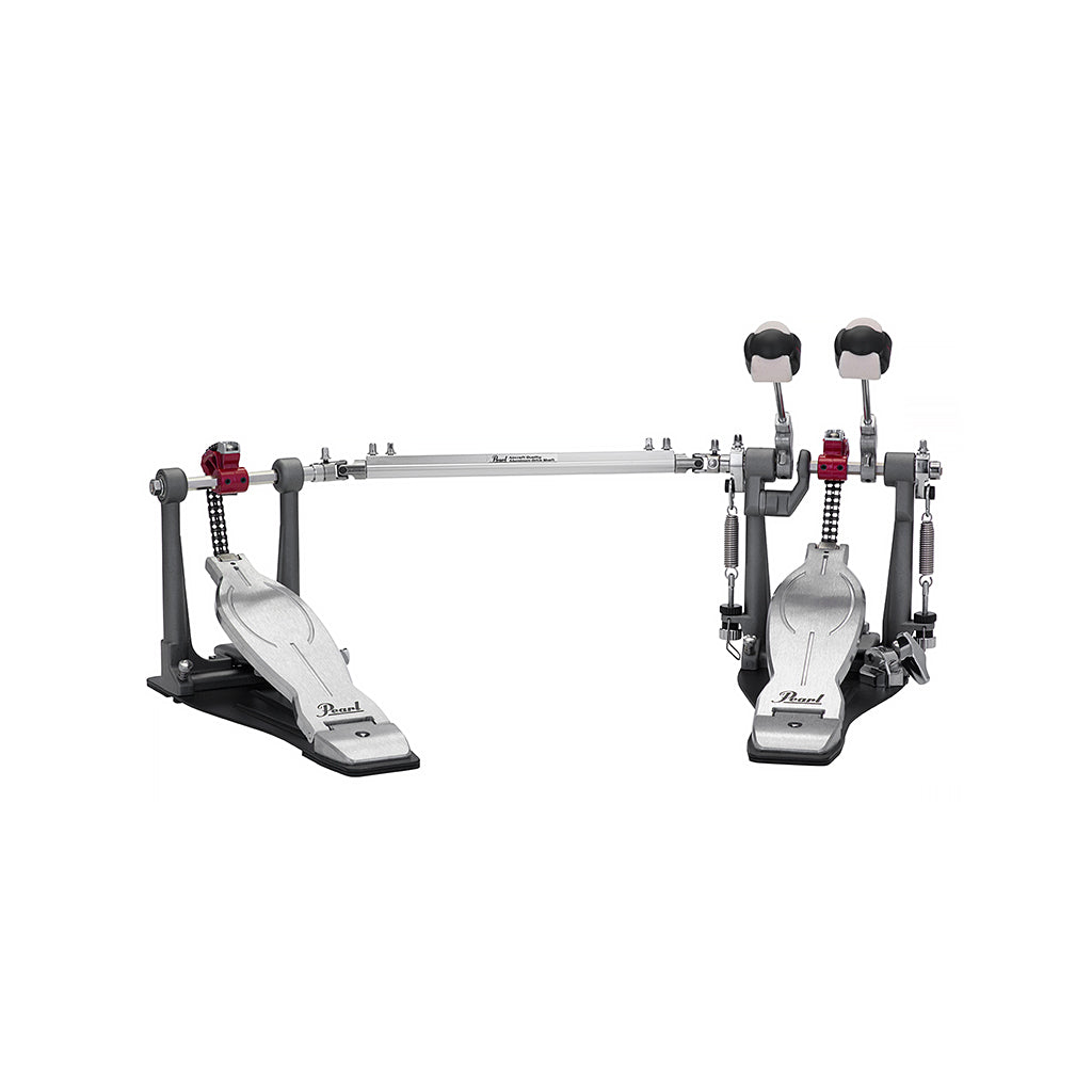 Pearl P-1032R Eliminator Solo Double Pedal, Red Pedal