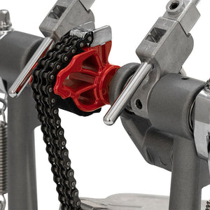 Pearl P-1032R Eliminator Solo Double Pedal, Red Pedal