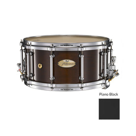 Pearl PHM1465-103 14x6.5inch Philharmonic Solid Maple Concert Snare Drum, Piano Black