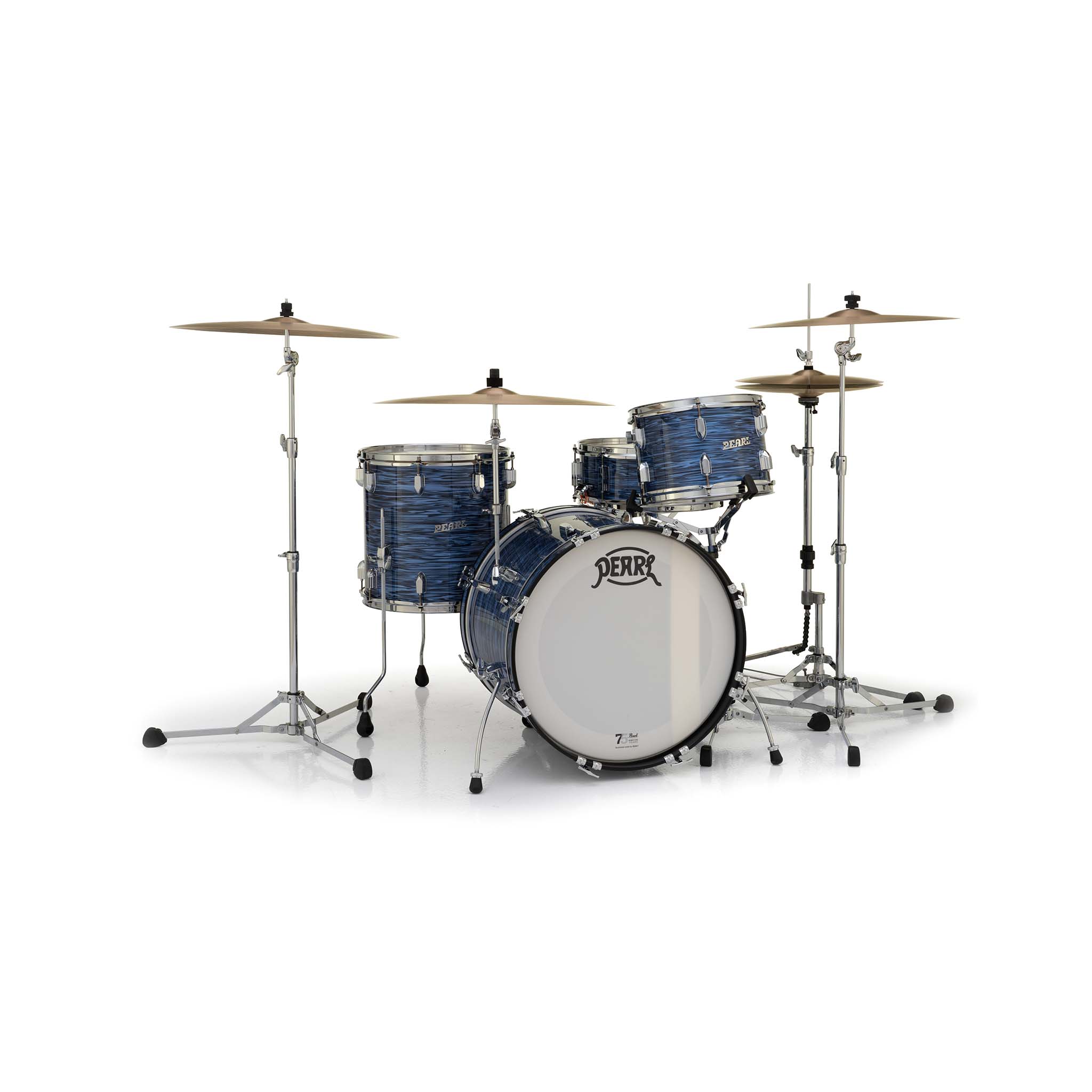 Pearl PSD903XP/C #767 President Series Luan 3-Pc Shell Pack (2014BX/1414F/1208T), Ocean Ripple