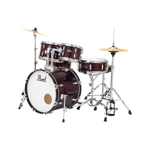 Pearl RS505BC/C #91 Roadshow 5pcs Drum Kit w/Hardware & Cymbal(14HH/16CR/20R), Red Wine