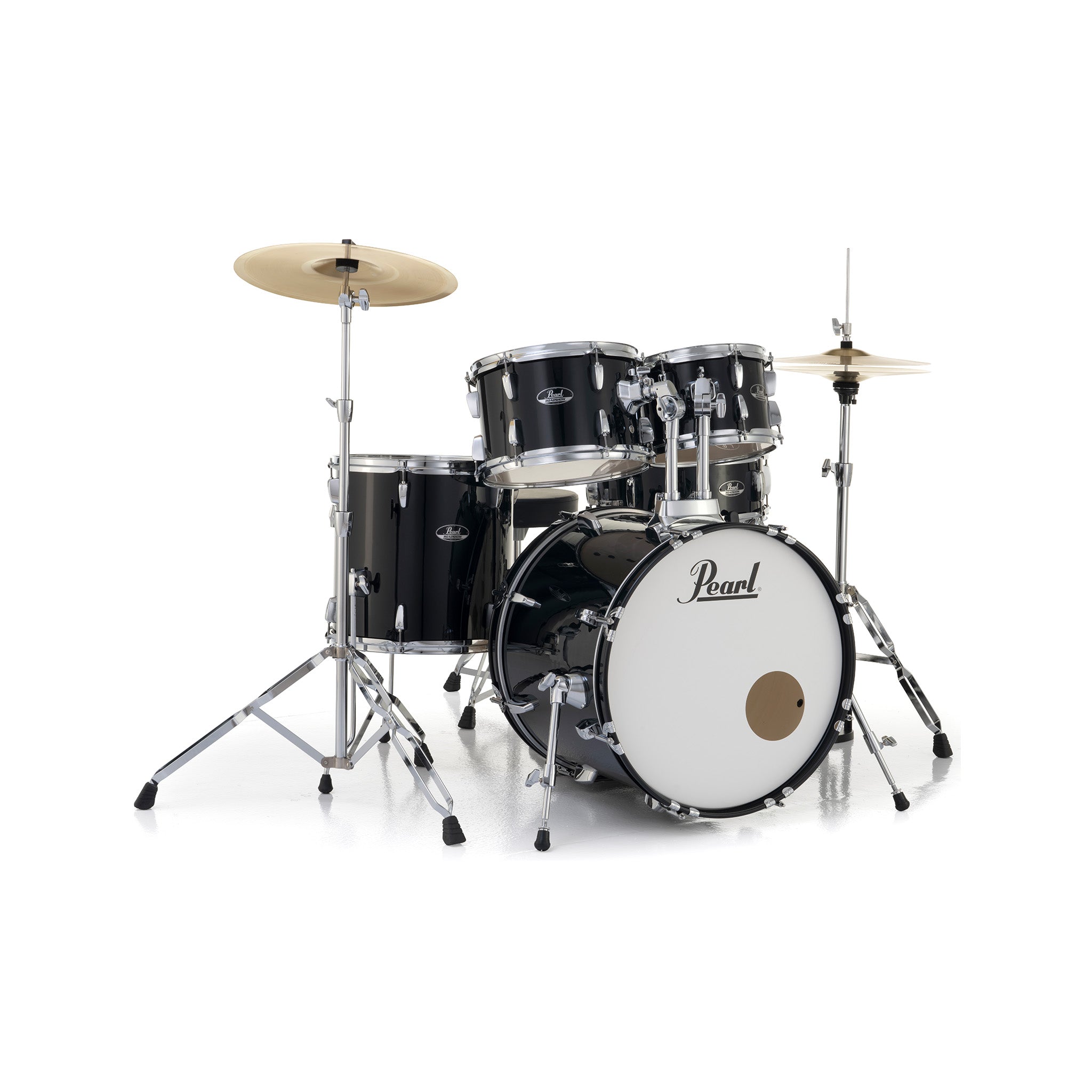 Pearl RS525SB/C #31 Roadshow 5pcs Drum Kit w/Hardware, No Cymbal, Jet Black