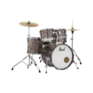 Pearl RS525BC/C #707 Roadshow 5pcs Drum Kit w/HW & Cym(14HH/16CR/20R), Bronze Metallic