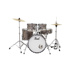 Pearl RS525BC/C #707 Roadshow 5pcs Drum Kit w/HW & Cym(14HH/16CR/20R), Bronze Metallic