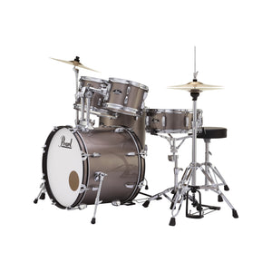 Pearl RS525BC/C #707 Roadshow 5pcs Drum Kit w/HW & Cym(14HH/16CR/20R), Bronze Metallic