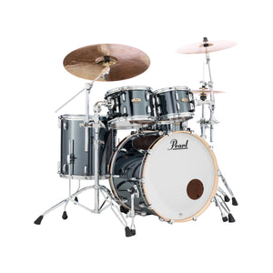 Pearl STS924XSP/C-766 SST 4-Piece Shell Pack w/o Snare (2216BX/1007T/1208T/1616F), Black Mirror Chro