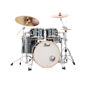 Pearl STS924XSP/C-766 SST 4-Piece Shell Pack w/o Snare (2216BX/1007T/1208T/1616F), Black Mirror Chro