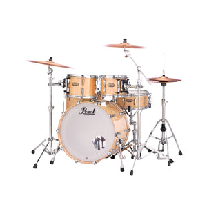 Pearl STS924XSP/C-112 SST 4-Piece Shell Pack w/o Snare (2216BX/1007T/1208T/1616F), Natural Birch