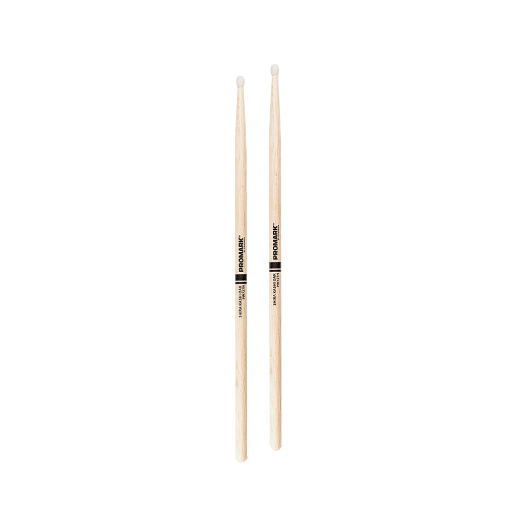 Promark PW727N Shira Kashi Oak 727 Drumsticks, Nylon Tip