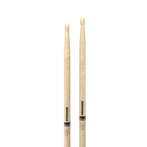 Promark PW747W Shira Kashi Oak 747 Neil Peart Drumsticks, Wood Tip