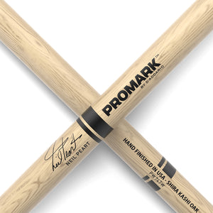 Promark PW747W Shira Kashi Oak 747 Neil Peart Drumsticks, Wood Tip