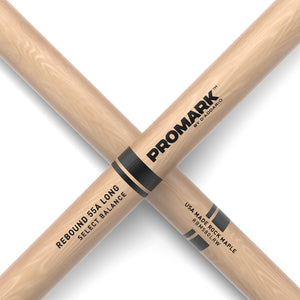 Promark RBM580LRW Rebound 55A .585 Maple Drumsticks, Wood Tip