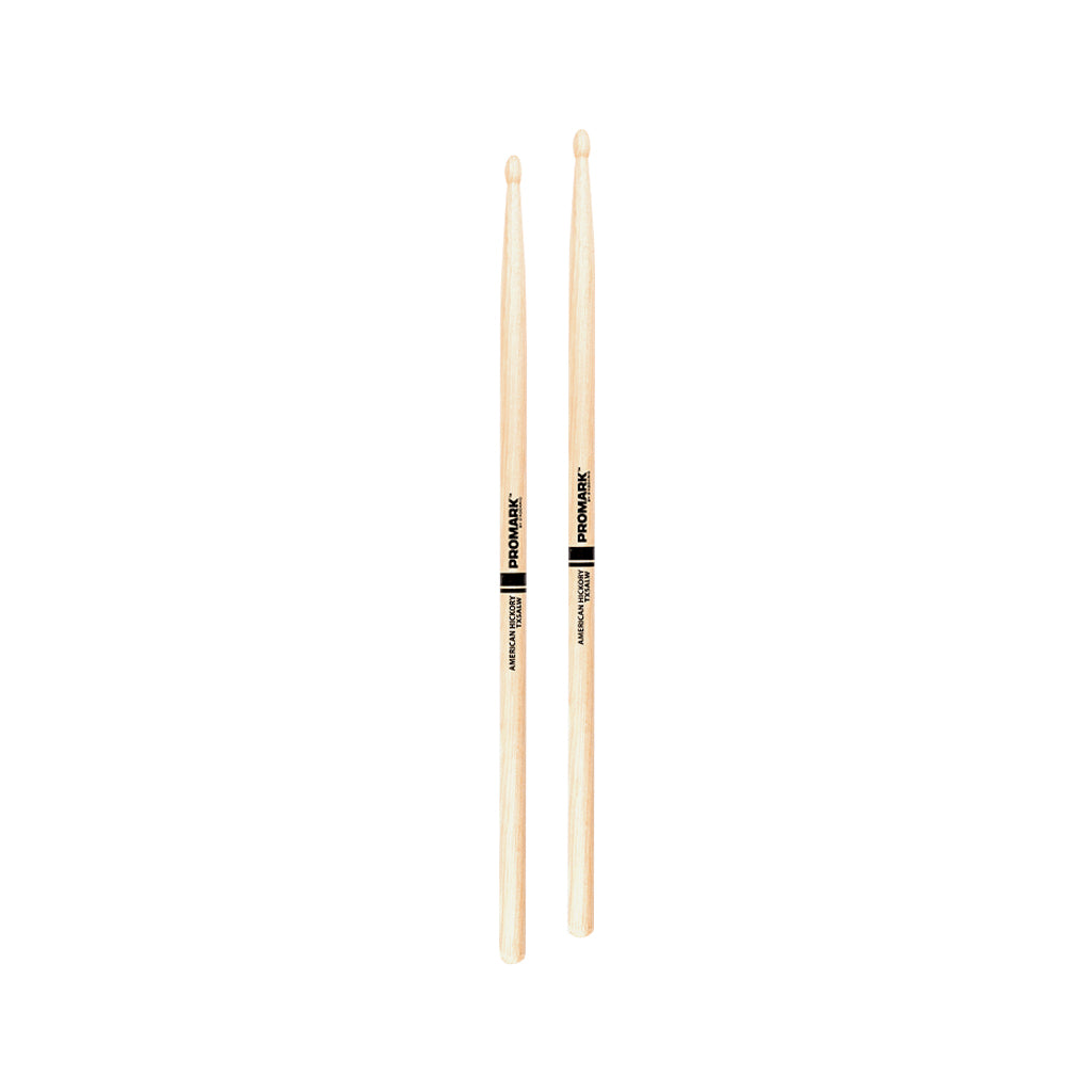 Promark TX5ALW Hickory 5AL Drumsticks, Wood Tip