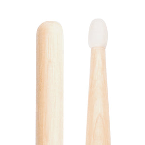 Promark TX5BXN Hickory 5Bx Jason Bittner Drumsticks, Nylon Tip