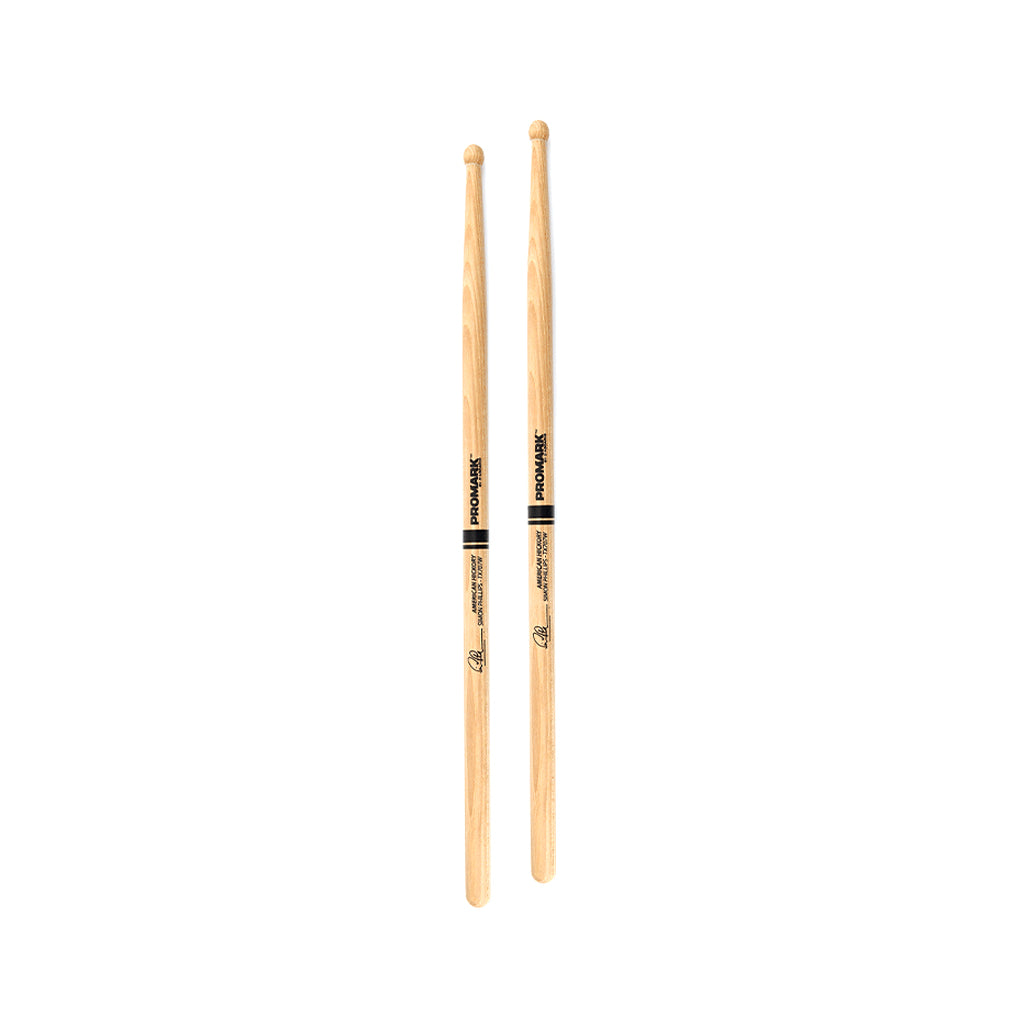 Promark TX707W Hickory 707 Simon Phillips Drumsticks, Wood Tip