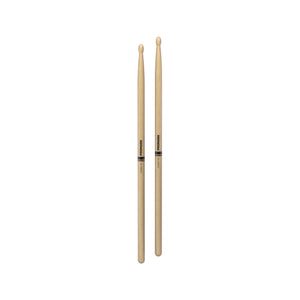 Promark TX747W Hickory 747 Rock Drumsticks, Wood Tip