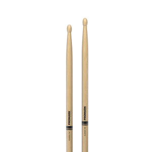 Promark TX747W Hickory 747 Rock Drumsticks, Wood Tip