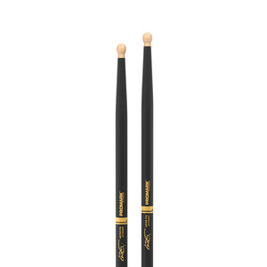 Promark TXAFW-AG Hickory Anton Fig ActiveGrip Drumsticks, Wood Tip