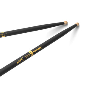 Promark TXAFW-AG Hickory Anton Fig ActiveGrip Drumsticks, Wood Tip