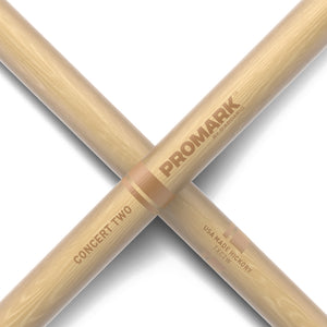 Promark TXC2W Hickory Concert Two Snare Drumsticks