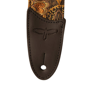 PRS 2 Inch Paisley Nylon Guitar Strap, Brown