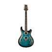 PRS SE Hollowbody II Piezo Electric Guitar w/Case, Peacock Blue Smokeburst