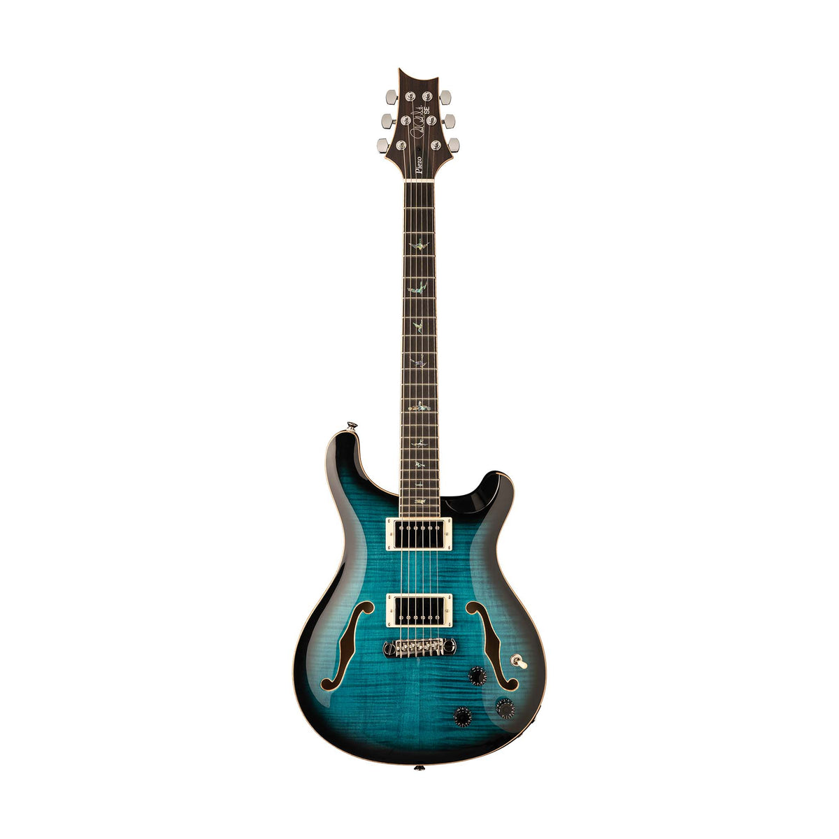 ギター PRS SE Hollowbody II Piezo PRS SE Hollowbody II Piezo Electric Guitar w/Case, Peacock