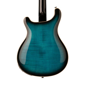 PRS SE Hollowbody II Piezo Electric Guitar w/Case, Peacock Blue Smokeburst