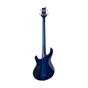 PRS SE Kingfisher Bass Guitar w/Bag, Faded Blue Wraparound Burst