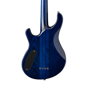PRS SE Kingfisher Bass Guitar w/Bag, Faded Blue Wraparound Burst
