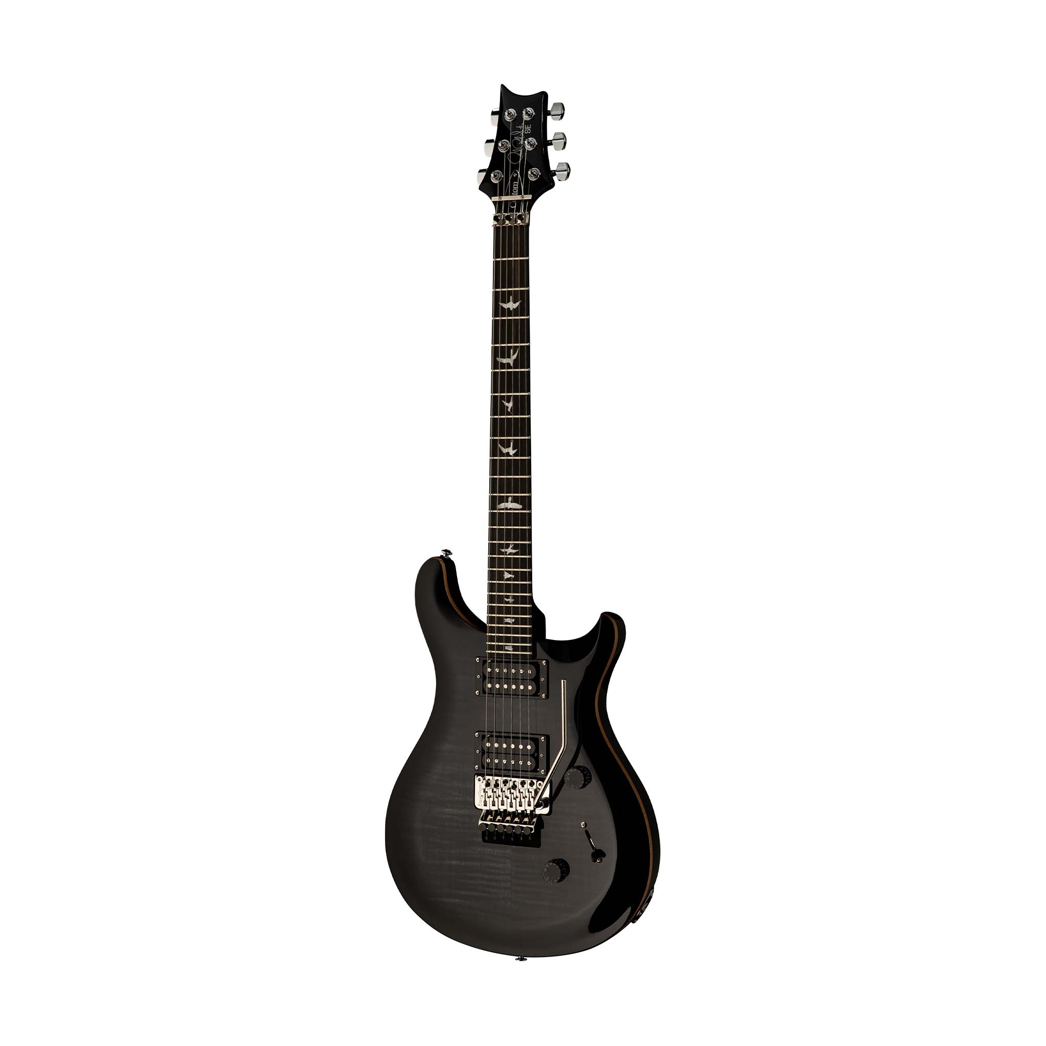 ギター PRS SE Custom24 Floyd Charcoal Burst PRS SE Custom 24 Floyd Electric Guitar, Ebony FB, Charcoal Burst