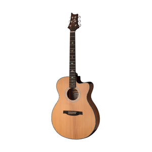 PRS SE A50E Angelus Acoustic-Electric Guitar, Black Gold Burst