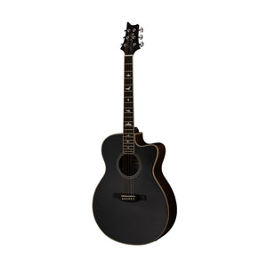PRS SE A20 Angelus Acoustic Guitar w/Black Top & Bag, Satin Black