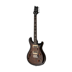 PRS SE Custom 22 Semi-Hollow Electric Guitar, Black Gold Sunburst