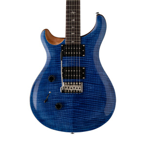 PRS SE Custom 24 Left-handed Electric Guitar, Faded Blue