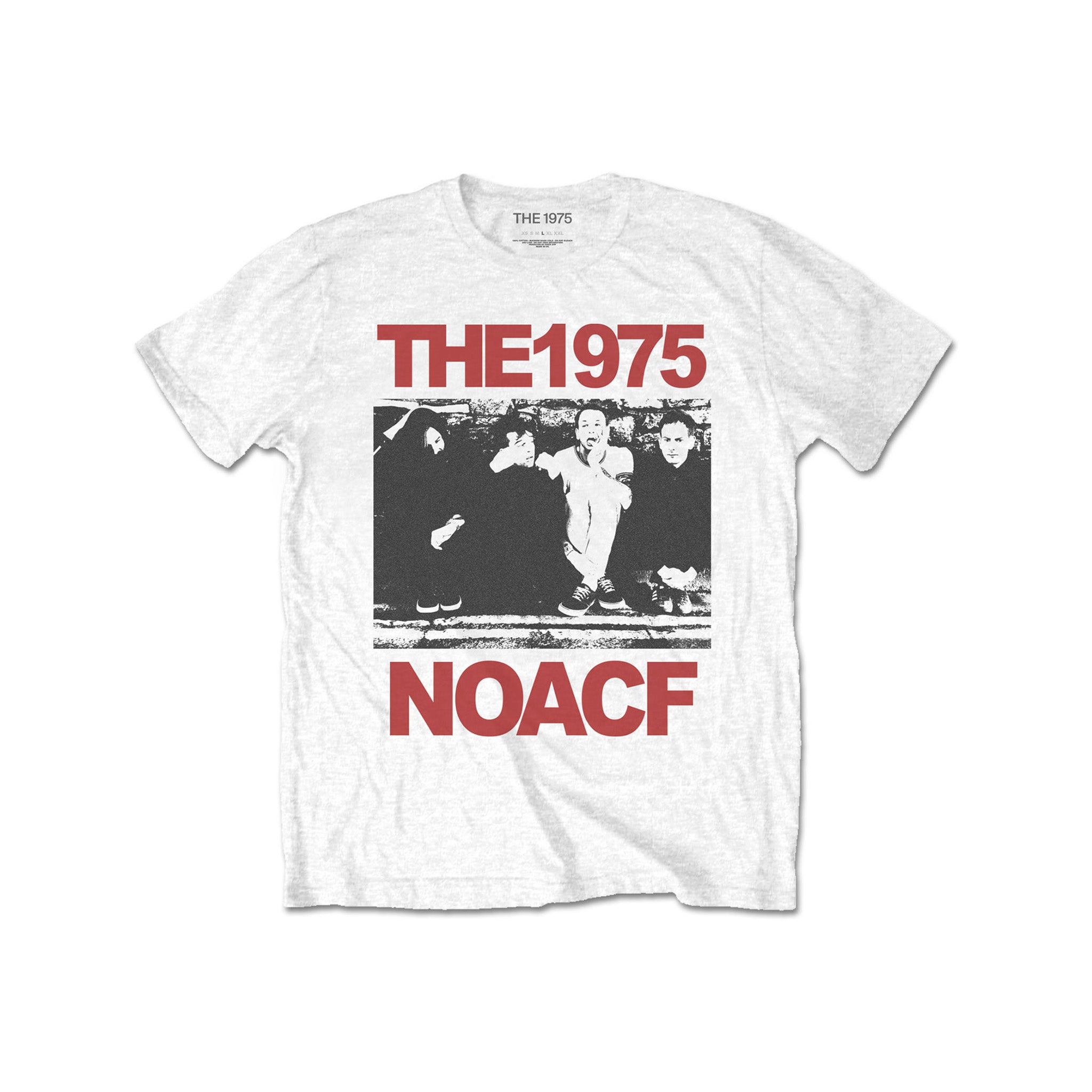 Rockoff The 1975 Unisex T-Shirt: NOACF, White